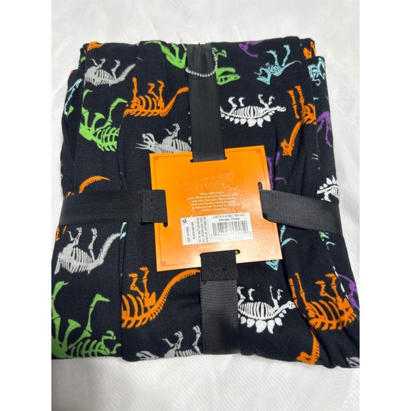 Hyde and Eek! Womens Pajama Set XS Halloween Dinosaur Skeleton Sleepwear - Picture 4 of 6